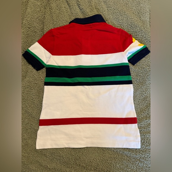 NWT Boys Striped Polo Shirt - Picture 4 of 5